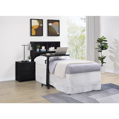 Westpark 49-inch Twin Bookcase Headboard Black