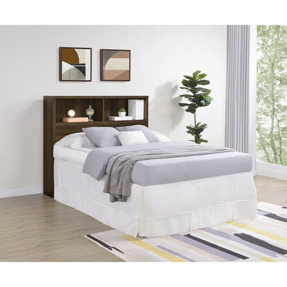Westpark 49-inch Full Bookcase Headboard Dark Pine