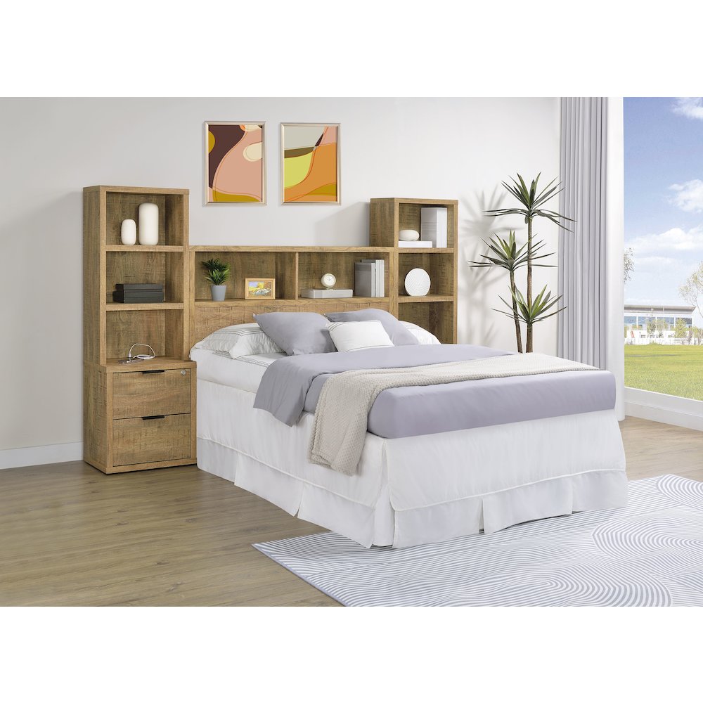 Westpark 49-inch Full Bookcase Headboard Mango