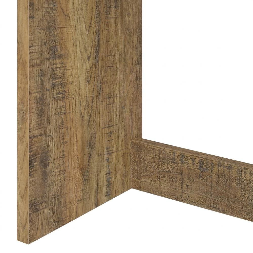 Queen Size Bookcase Headboard with Open Shelves and Storage, Queen Only, Mango