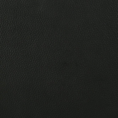 Medley Genuine Leather Queen Panel Platform Bed Black