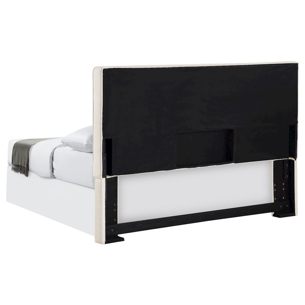 Kosmo Upholstered King Panel Headboard Sand