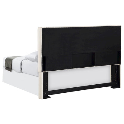 Kosmo Upholstered King Panel Headboard Sand
