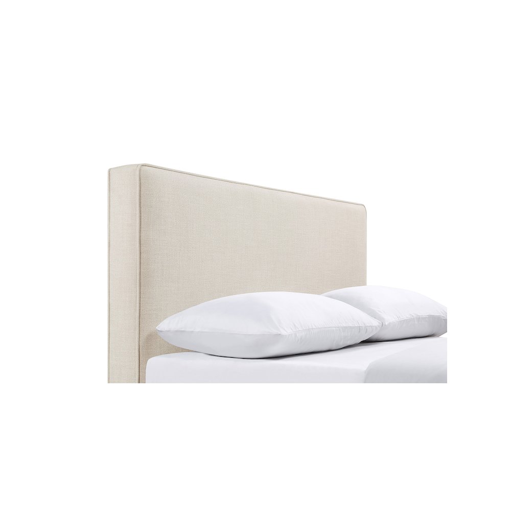 Kosmo Upholstered King Panel Headboard Sand