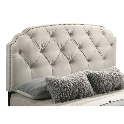 Marianna 4-drawer Upholstered Queen Storage Bed Cream