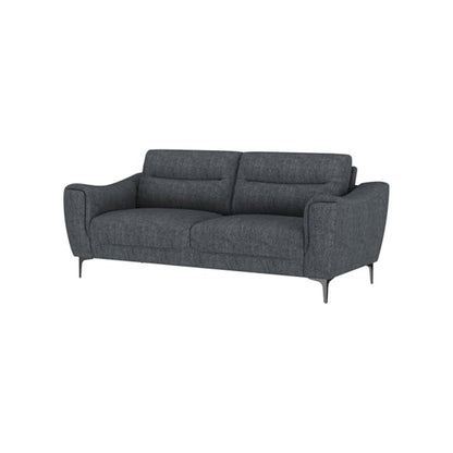 Nolan Upholstered Sloped Track Arm Sofa Charcoal