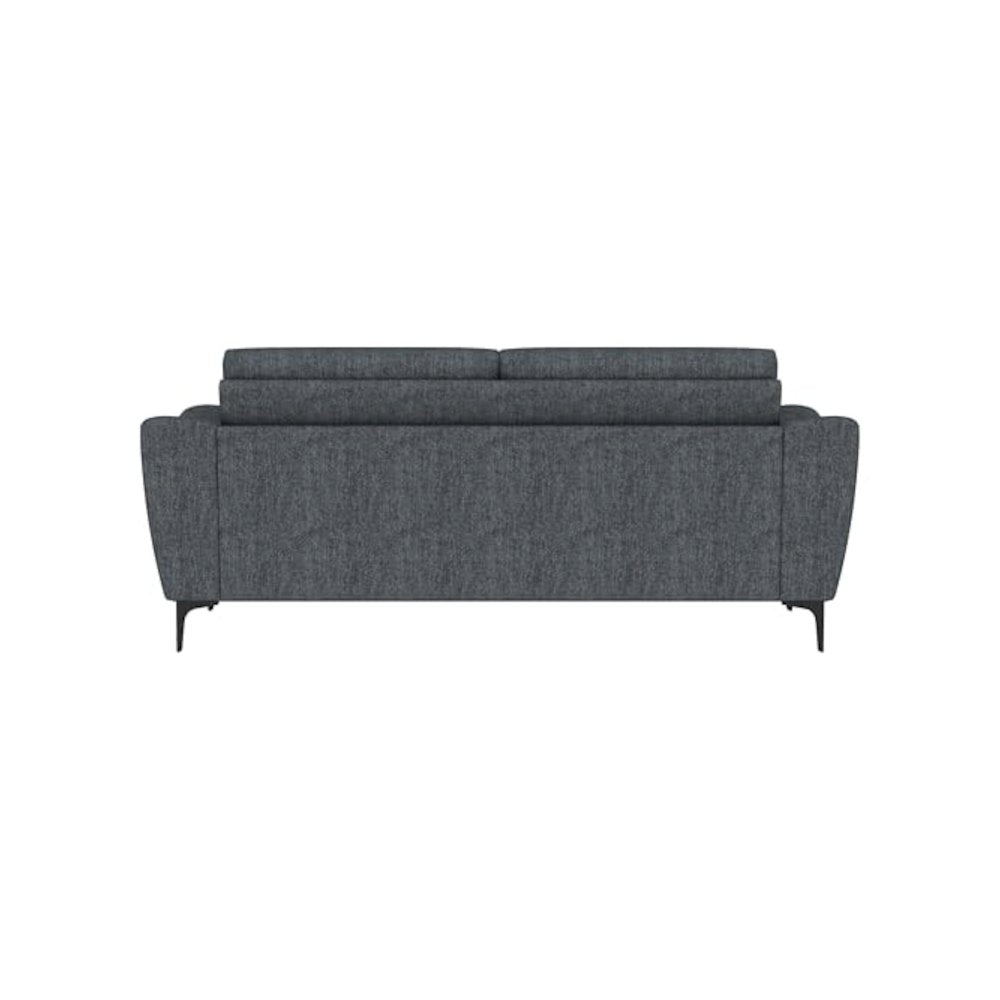 Nolan Upholstered Sloped Track Arm Sofa Charcoal