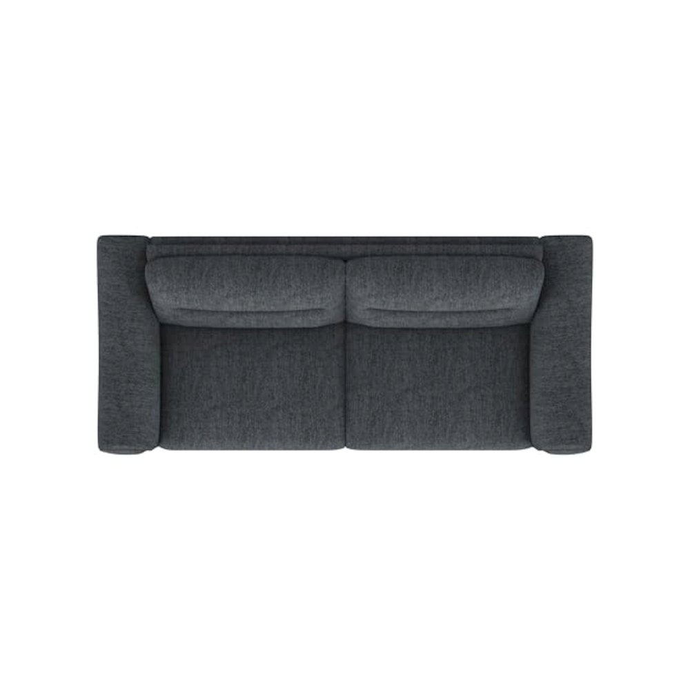 Nolan Upholstered Sloped Track Arm Sofa Charcoal