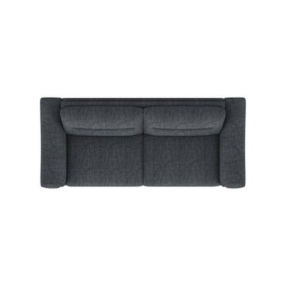 Nolan Upholstered Sloped Track Arm Sofa Charcoal