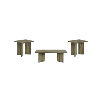 Andando 3-piece Coffee and End Table Set Mango Brown