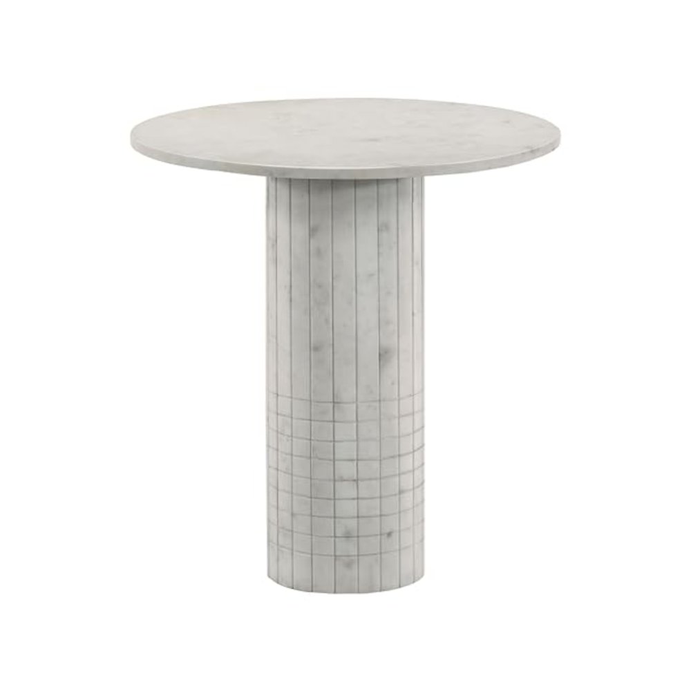 Astoria 3-piece Marble Coffee and End Table Set White