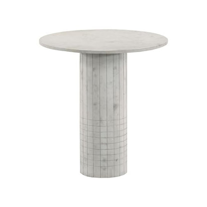 Astoria 3-piece Marble Coffee and End Table Set White