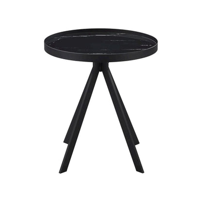 Briggs 2-piece Round Coffee and End Table Set Black