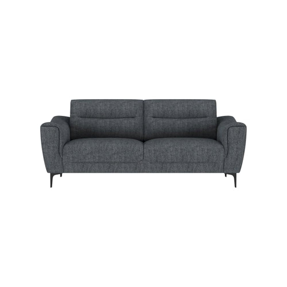 Nolan 2-piece Upholstered Sofa Set Charcoal