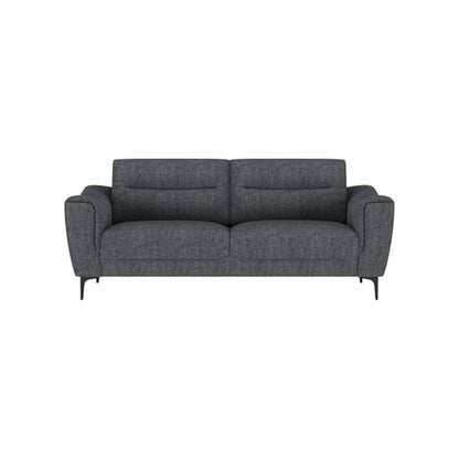 Nolan 2-piece Upholstered Sofa Set Charcoal