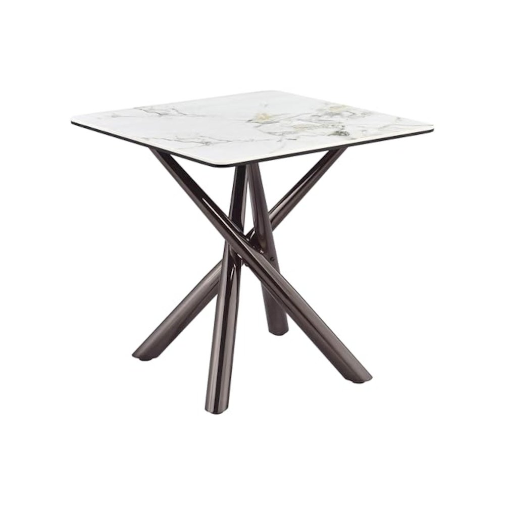 Carvell 2-piece Square Coffee and End Table Set Mirage White