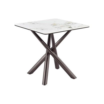 Carvell 2-piece Square Coffee and End Table Set Mirage White