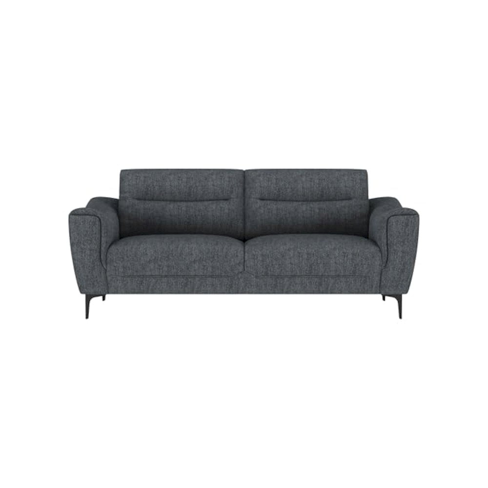 Nolan Upholstered Sloped Track Arm Sofa Charcoal