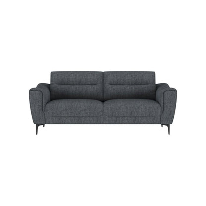 Nolan Upholstered Sloped Track Arm Sofa Charcoal