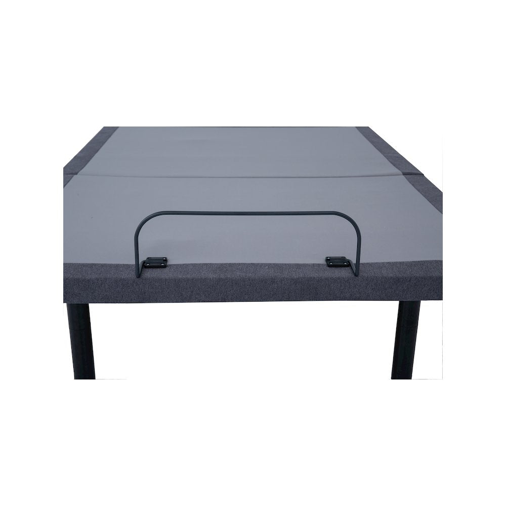 Negan Full Adjustable Bed Base Grey and Black
