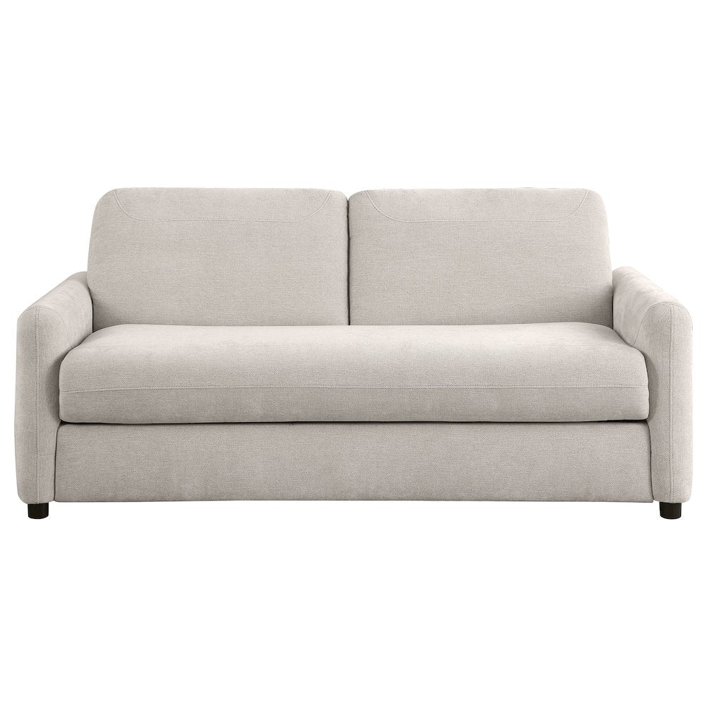 Rylie Upholstered Sofa Sleeper with Queen Mattress Beige