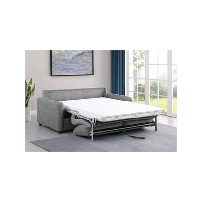 Rylie Upholstered Sofa Sleeper with Queen Mattress Grey