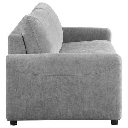 Rylie Upholstered Sofa Sleeper with Queen Mattress Grey