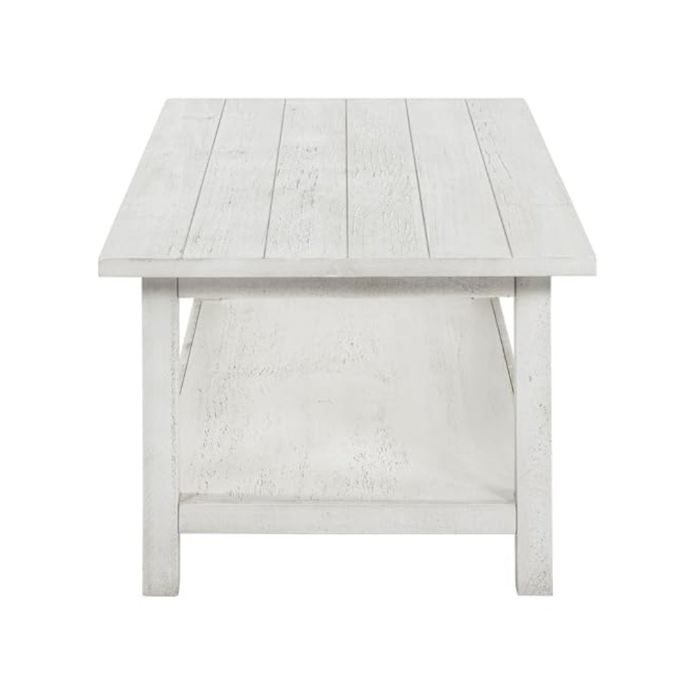 Payne 2-piece Coffee and 1-drawer End Table Set White