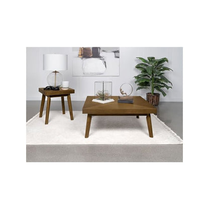 Westerly 2-piece Square Coffee and End Table Set Walnut