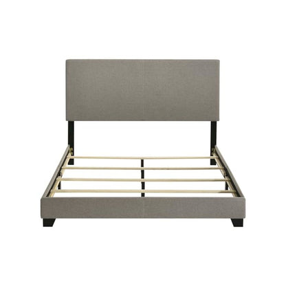 Dorian Fabric Upholstered Queen Panel Bed Taupe