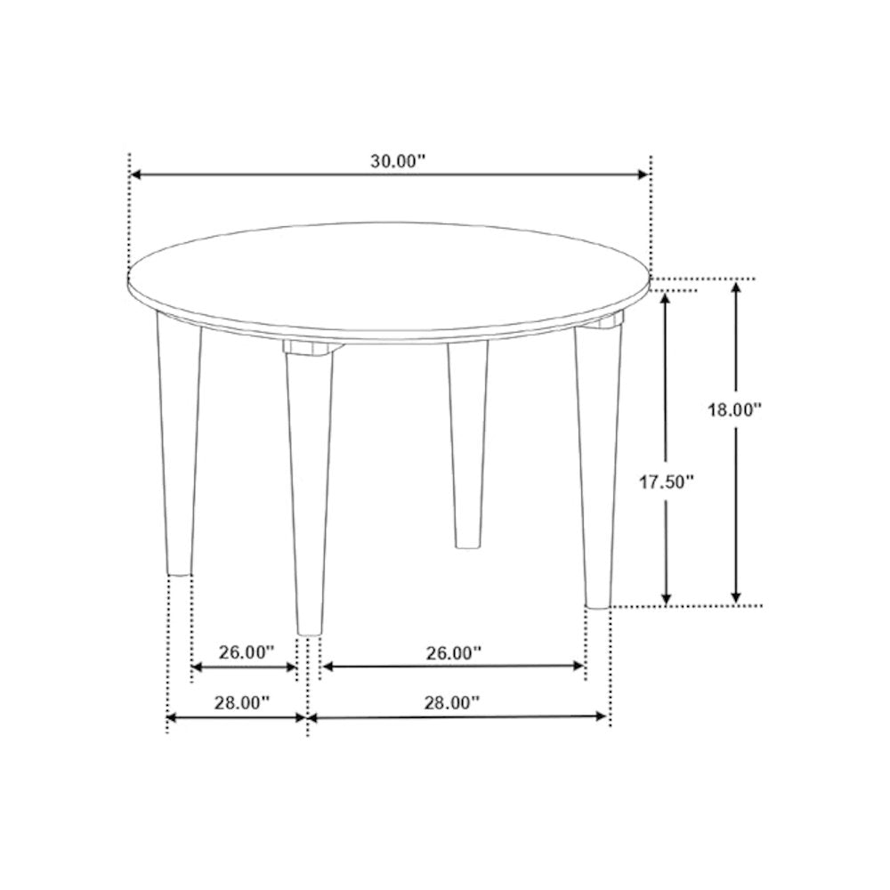 Aldis 2-piece Coffee and End Table Set White