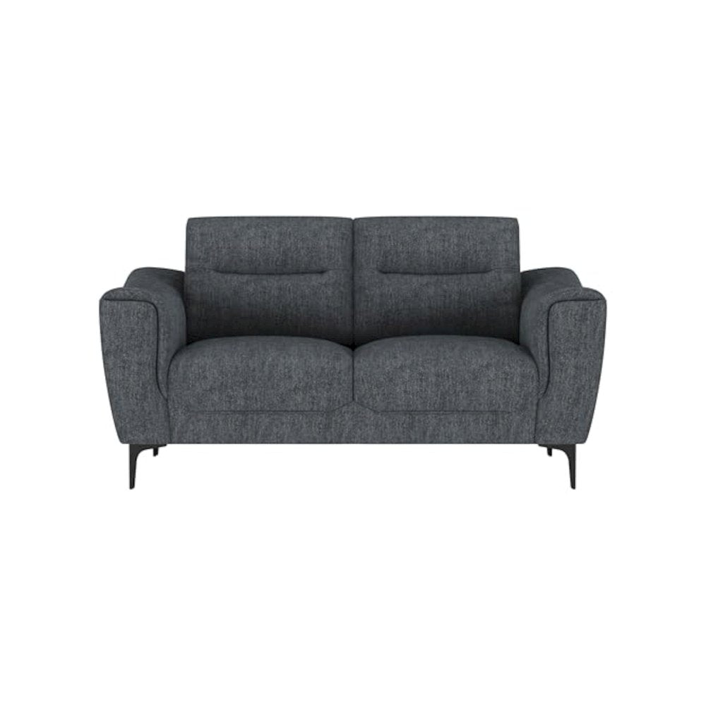 Nolan 2-piece Upholstered Sofa Set Charcoal
