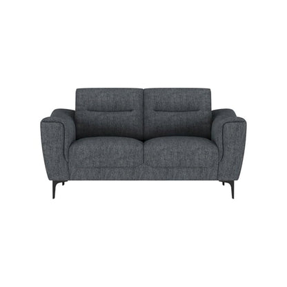 Nolan 2-piece Upholstered Sofa Set Charcoal