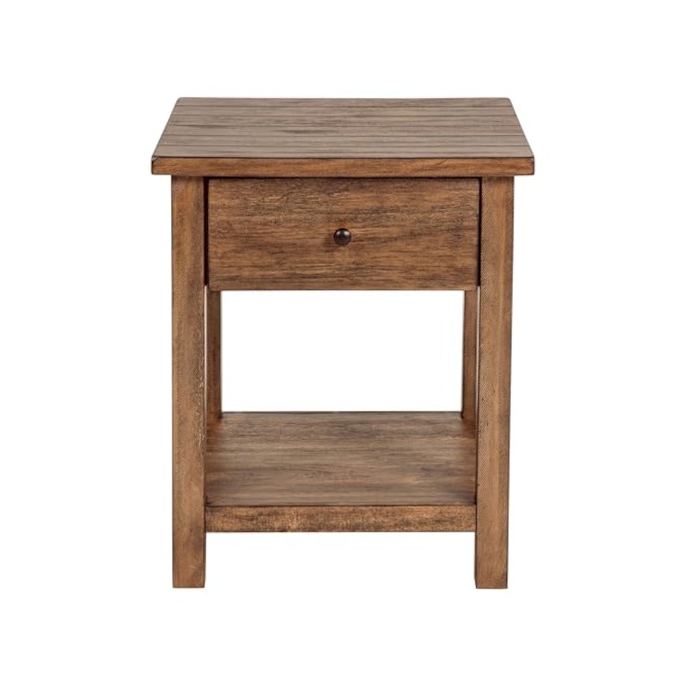 Payne 3-piece Coffee and 1-drawer End Table Set Brown