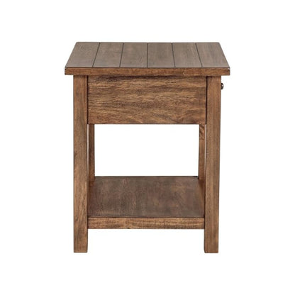 Payne 3-piece Coffee and 1-drawer End Table Set Brown