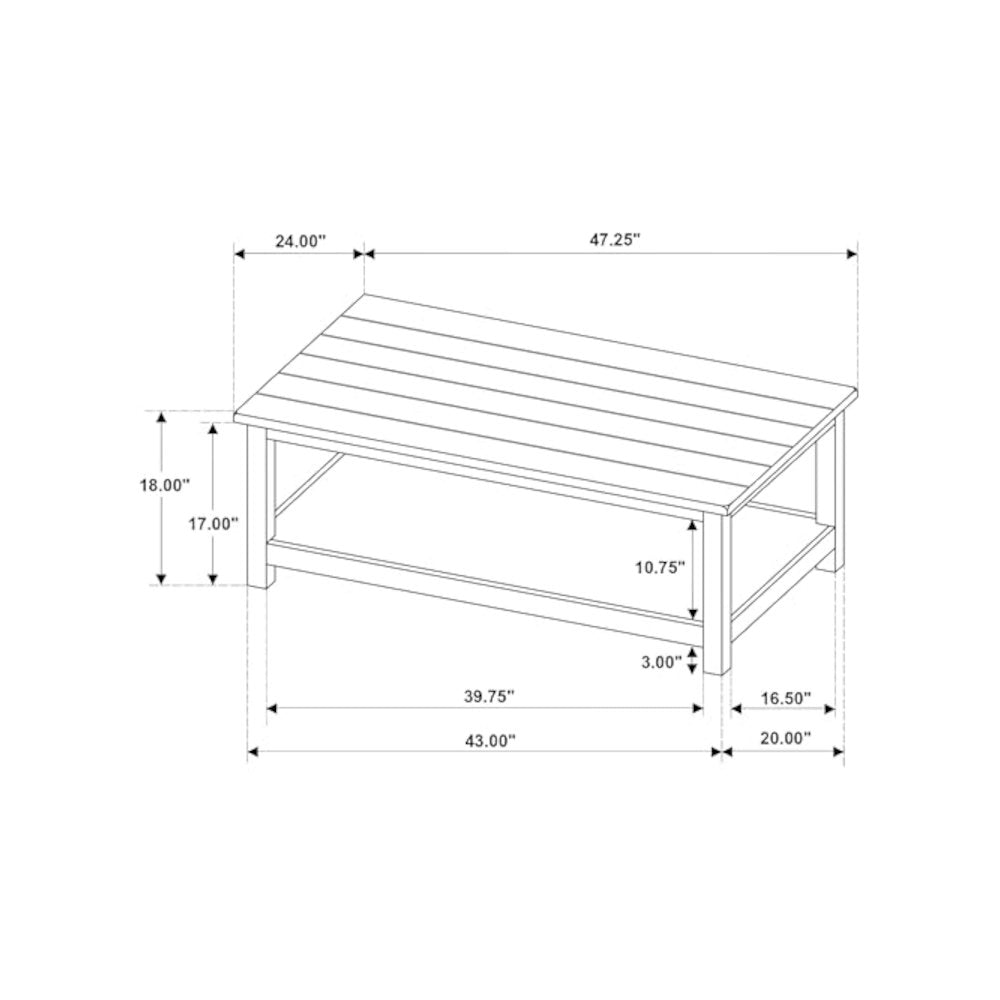 Payne 2-piece Coffee and 1-drawer End Table Set Brown