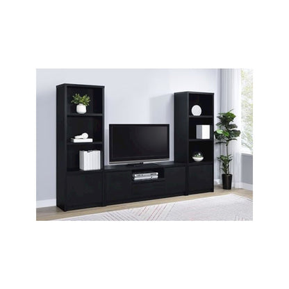 Winfield 3-piece Entertainment Center 60-inch TV Stand Black