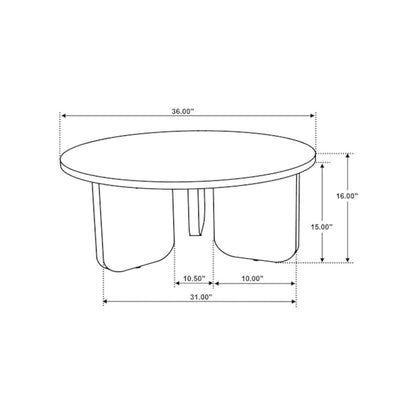 Dale 3-piece Solid Wood Coffee and End Table Set Brown