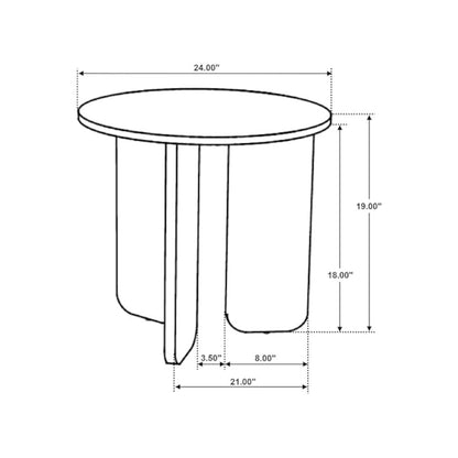 Dale 3-piece Solid Wood Coffee and End Table Set Brown