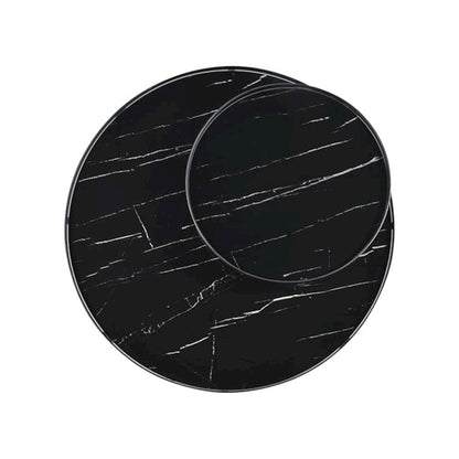 Briggs 2-piece Round Coffee and End Table Set Black