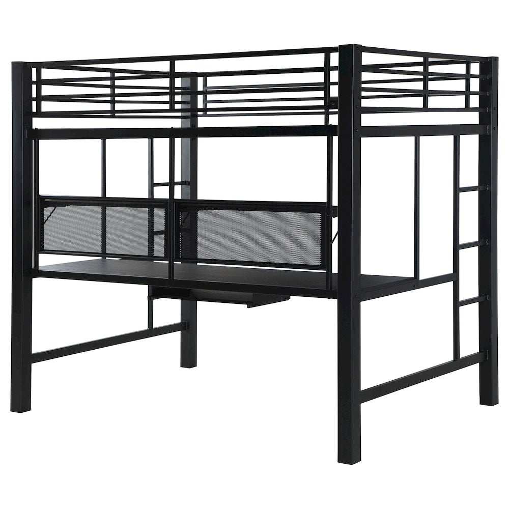 Avalon Full Workstation Loft Bed Black
