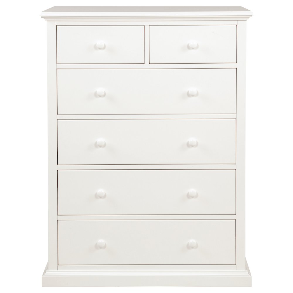 Sumerlin 6-drawer Bedroom Chest of Drawers White