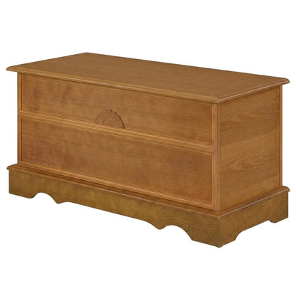 Honey Color Cedar Chest Wooden Storage Trunk Blanket Chest Hope Chest