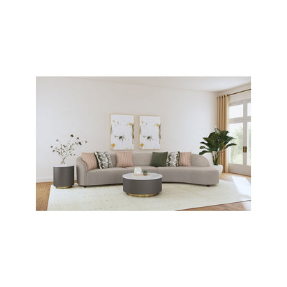 Fayette Upholstered Armless Chair Greige