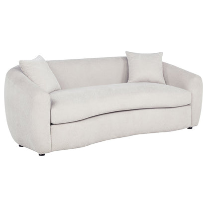 Isabella 2-piece Fabric Upholstered Sofa Set Sand