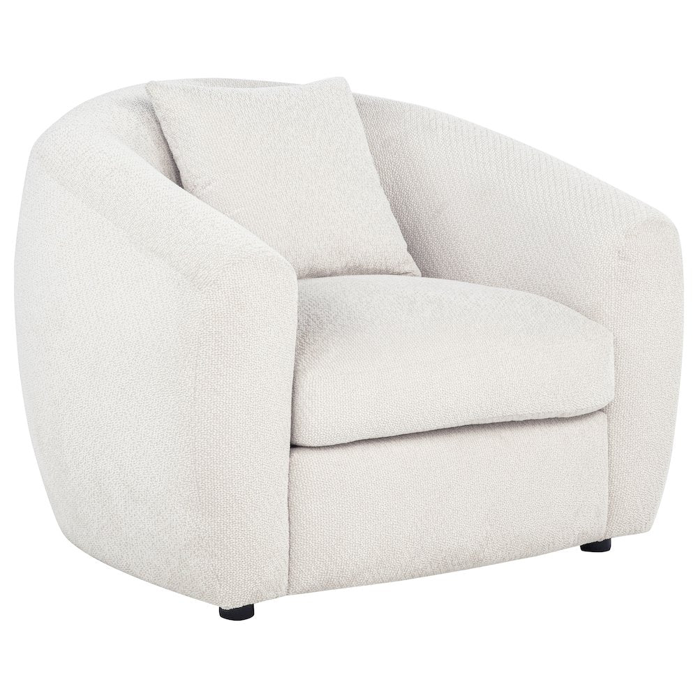 Isabella Fabric Upholstered Accent Chair Sand