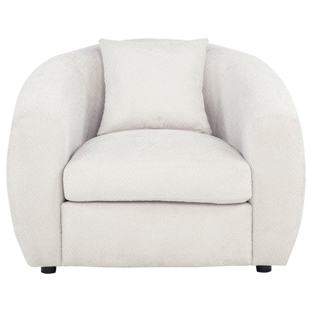 Isabella Fabric Upholstered Accent Chair Sand