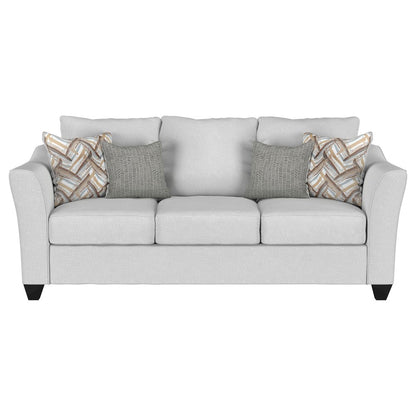 Salizar 3-piece Upholstered Flared Arm Sofa Set Sand