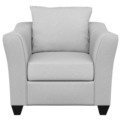 Salizar 3-piece Upholstered Flared Arm Sofa Set Sand