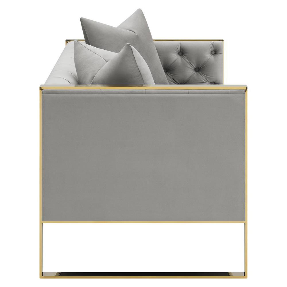 Eastbrook Tufted Back Loveseat Grey